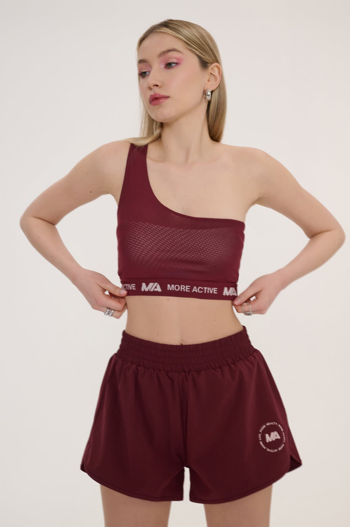 BrendaV2  One Shoulder Active Bra
