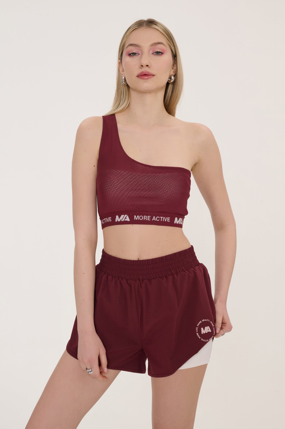 BrendaV2  One Shoulder Active Bra